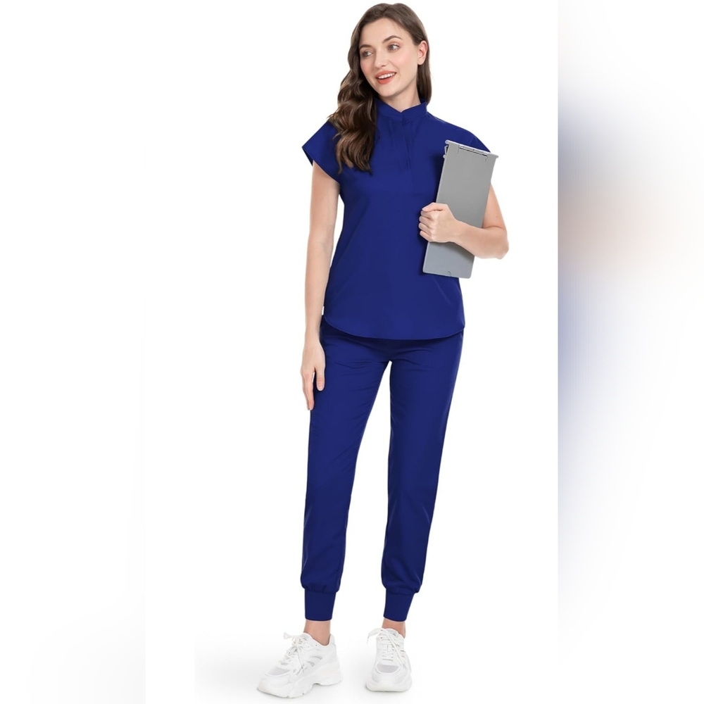 NiaaHinn Women's Scrub SET Jogger Pant and Top